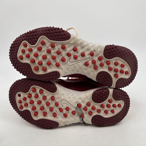 Nike Red and White Alpha Huarache Sneakers | Size 6.5 US - Picture 6 of 8